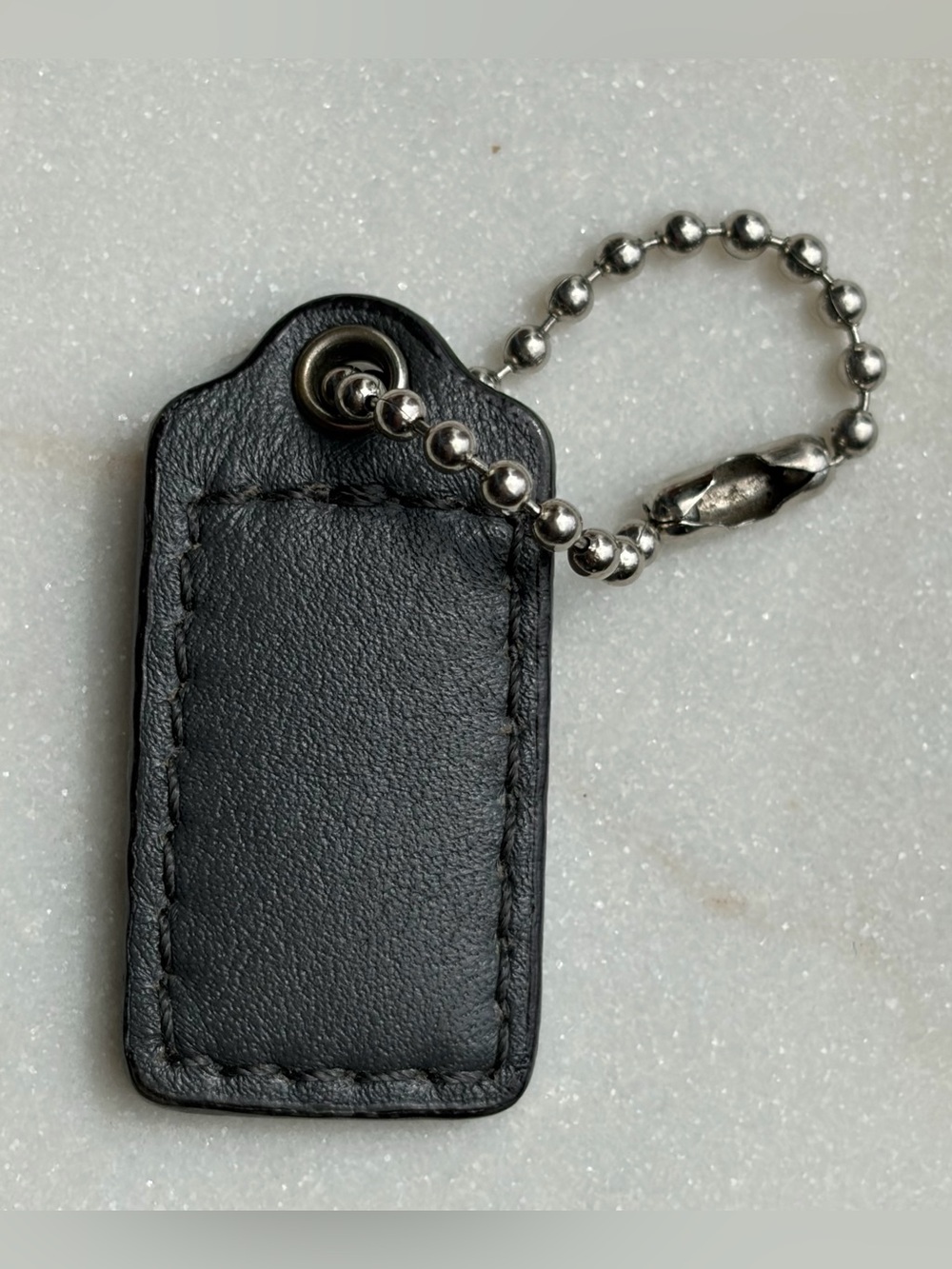 Coach Hangtag Grey Silver Nickel Replacement - Picture 3 of 3